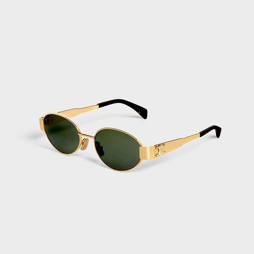 Celine Triomphe Gold Sunglasses – (BRAND NEW IN BOX)